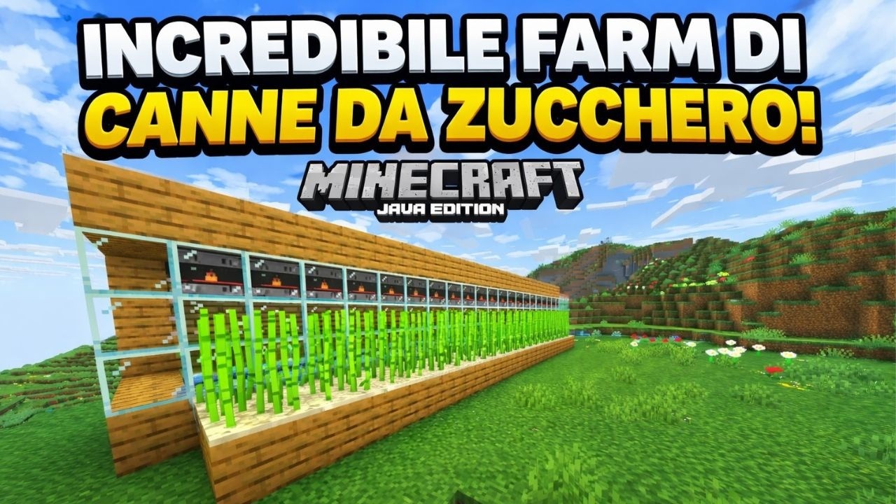 LA MIGLIORE FARM DI CANNE DA ZUCCHERO! AUTOMATICA e FACILISSIMA 😱 | Minecraft Java