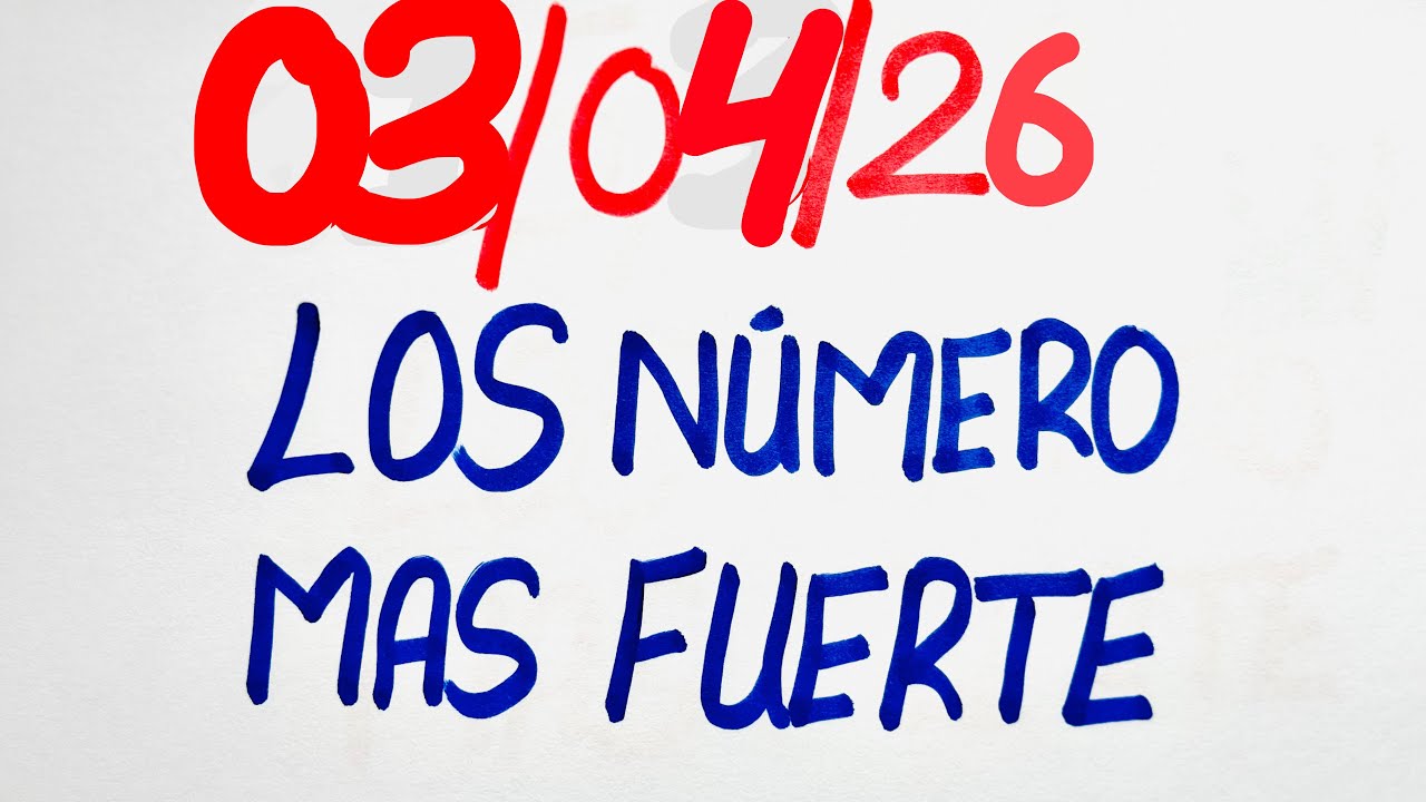 LOS N&Uacute;MEROS DE ESTE MES HOY 30 DE MARZO DE 2026