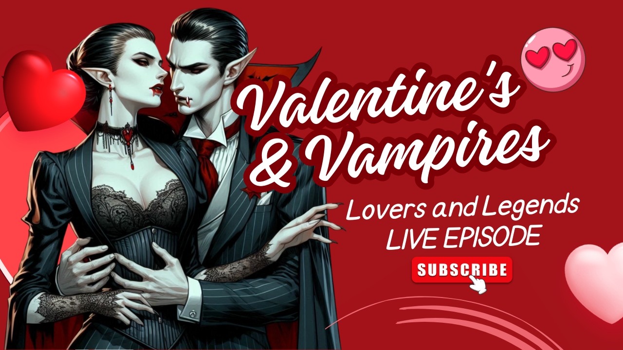 Valentine’s & Vampires 🩸 | A Gothic Vampire Love Story LIVE (Romanian Folklore Campfire)