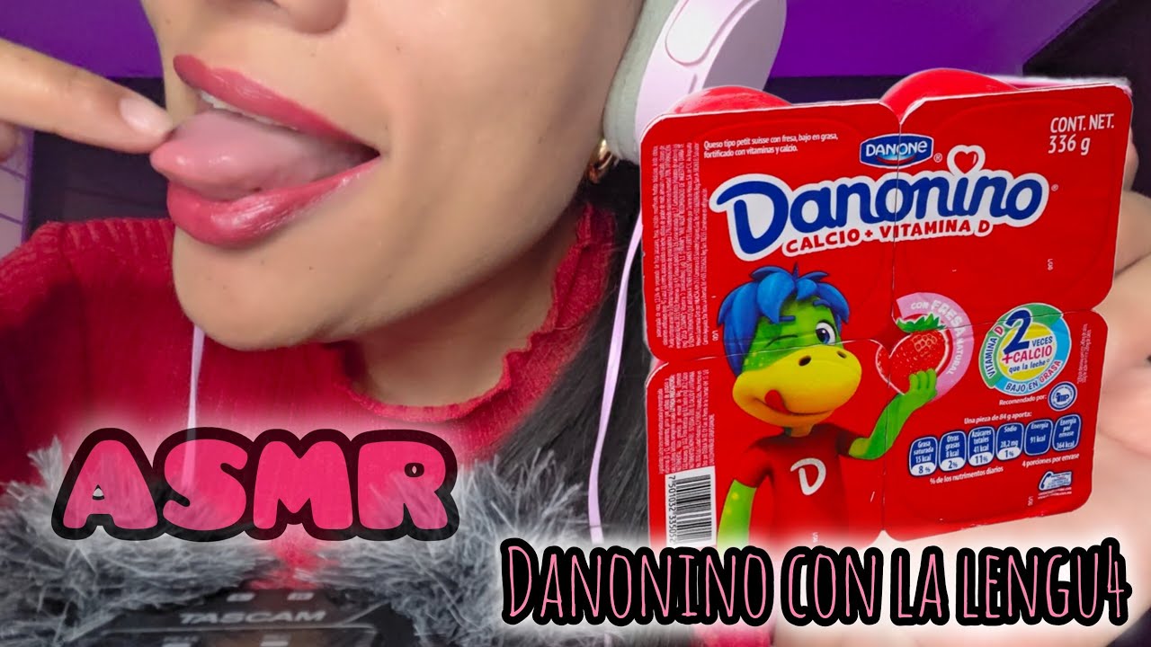 ASMR | L@m1end0 DANONINO | DUERME Y RELAJATE #ASMR #mukbang 