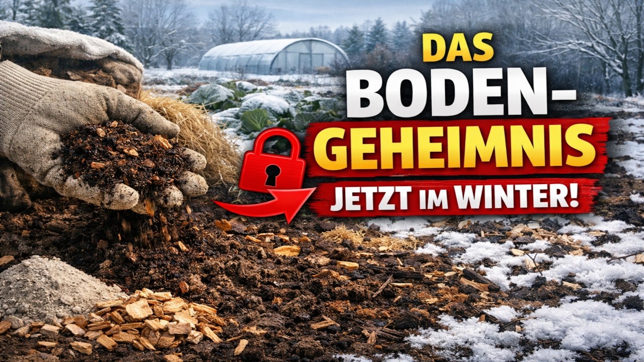 Das GEHEIMNIS für perfekten Boden im Frühling: Was Sie JETZT im Winter tun müssen!
