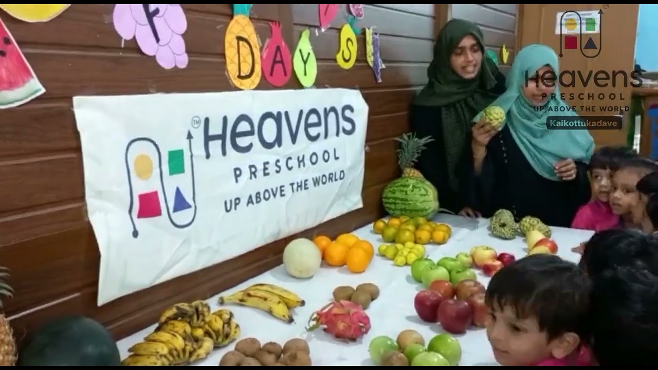 Fruits Day Celebration | Craft | Games | Heavens Preschool, Kaikottukadavu