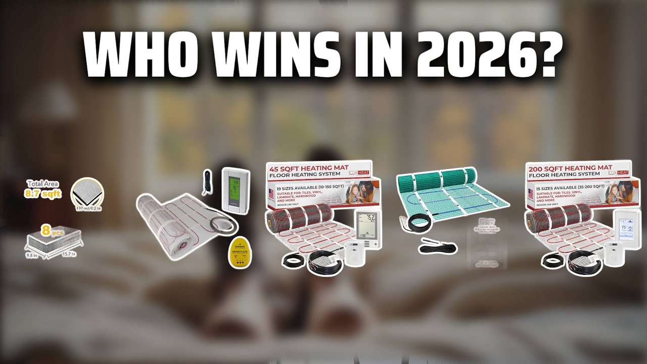 The Top 5 Best Heated Flooring Mat in 2026 - Must Watch Before Buying!
