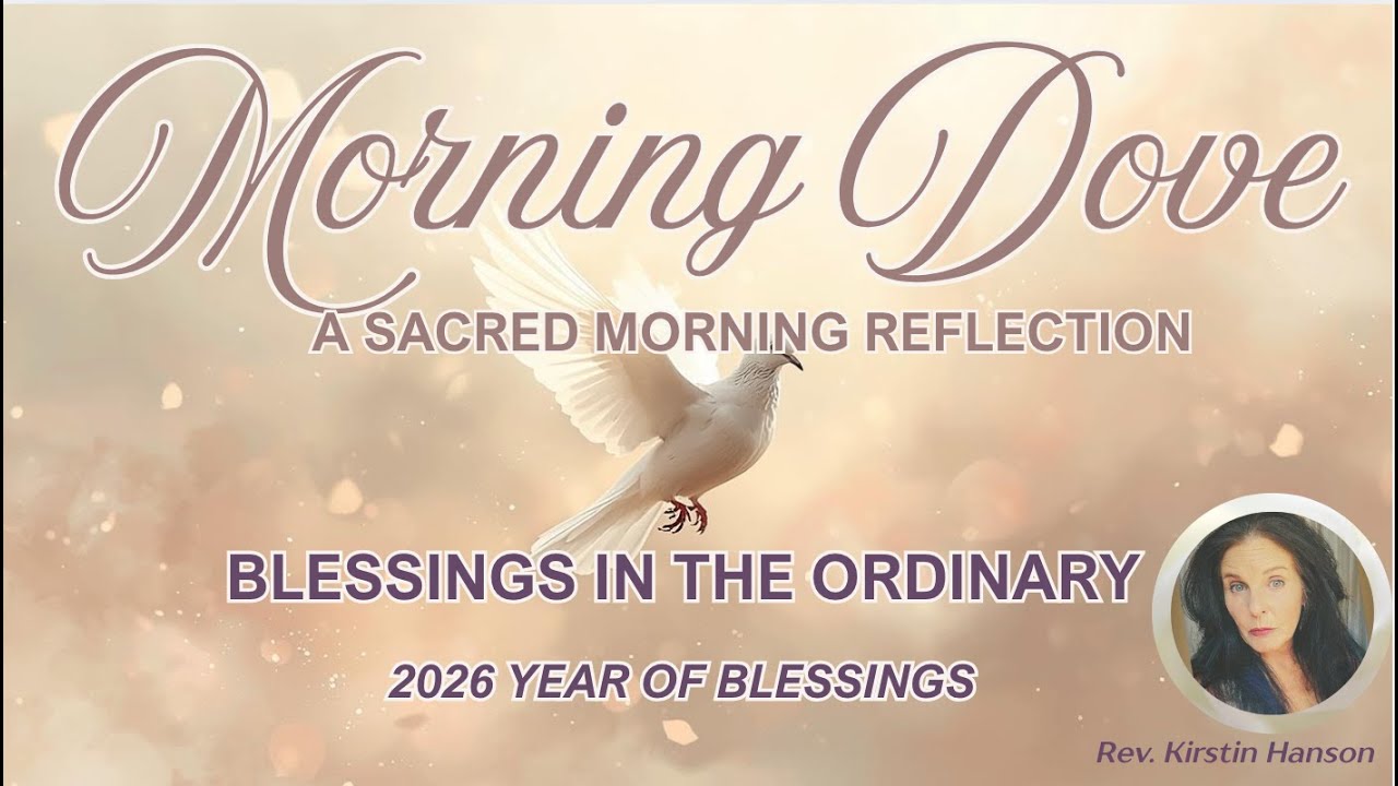 Blessings in the Ordinary 🌹 2026 Year of Blessings 🕊️ Morning Dove 🤍 A Sacred Morning Reflection