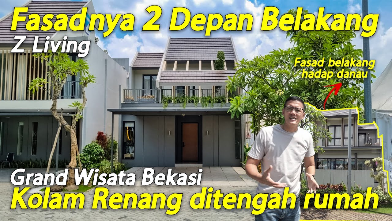 Rumah Dengan Inner Garden Dan 2 Facade, Z Living, Grand Wisata Bekasi