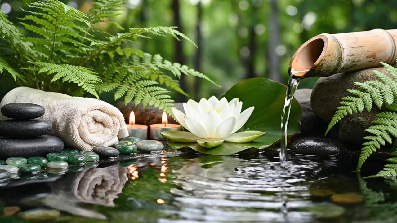 Relaxing Music and Water Sounds for Sleep 🌿 Anxiety Relief, Deep Rest