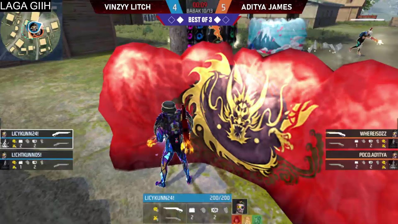 LAGA GIIH // 22 VINZY LITCH 1SG 2M VS ADITYA JAMES