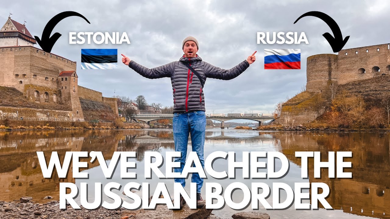 Estonia's RUSSIAN SPEAKING town - NARVA (Is it DANGEROUS to be THIS CLOSE to RUSSIA?)