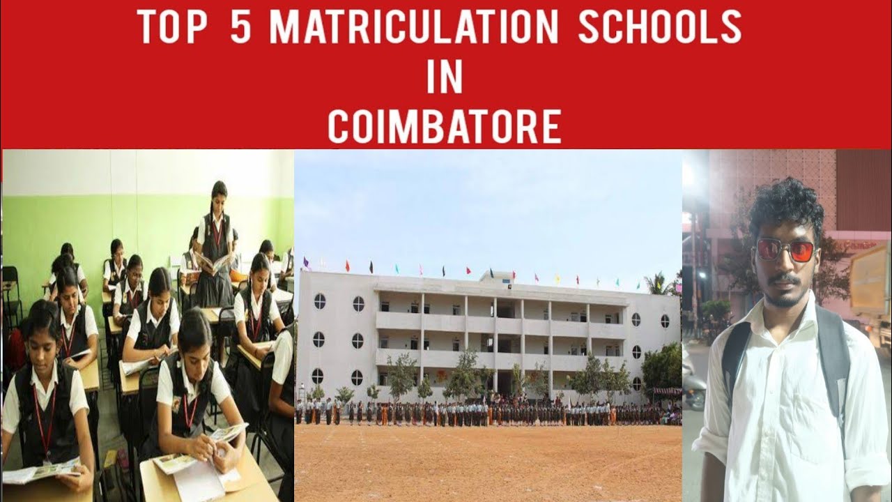 Top 5 Best Matriculation Schools in Coimbatore || Tamil || @vestorharvey
