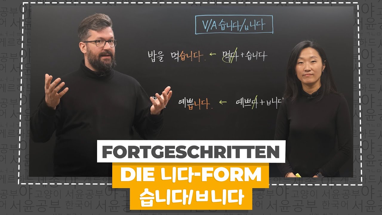 Wie wir die 니다-Form (습니다/ㅂ니다) im Koreanischen verwenden | Koreanisch für Fortgeschrittene