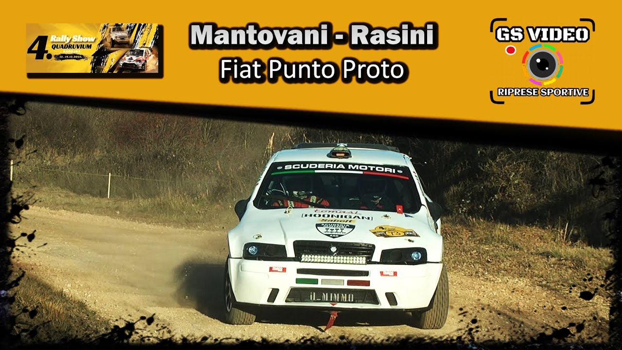 4. Rally Show Quadruvium 2025 | Massimo Mantovani - Francesco Rasini | Fiat Punto Proto