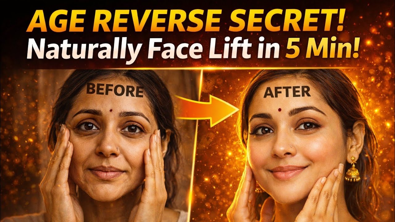 Do This 5-Minute Face Massage Every Night for 7 Days & See Magic!