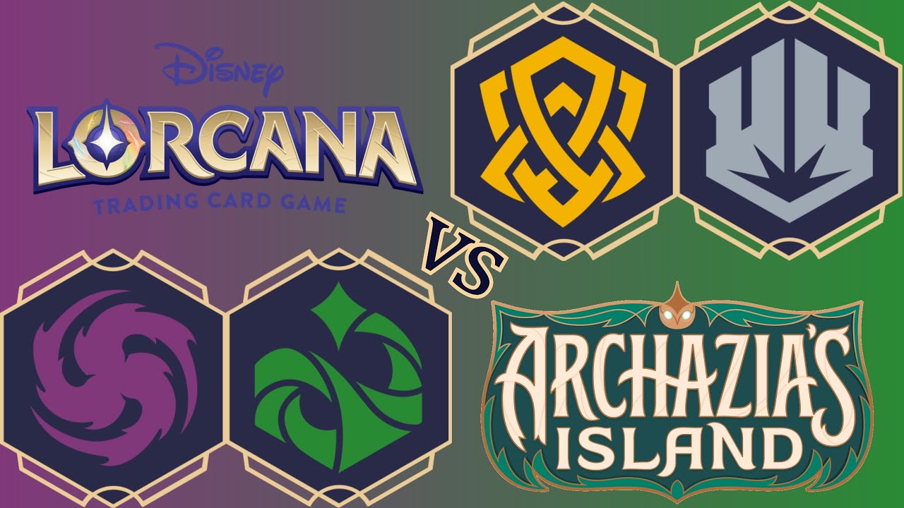 Amethyst/Emerald Diablo Discard vs Amber/Steel Aggro OTP (Lorcana POV Archazia’s Island)