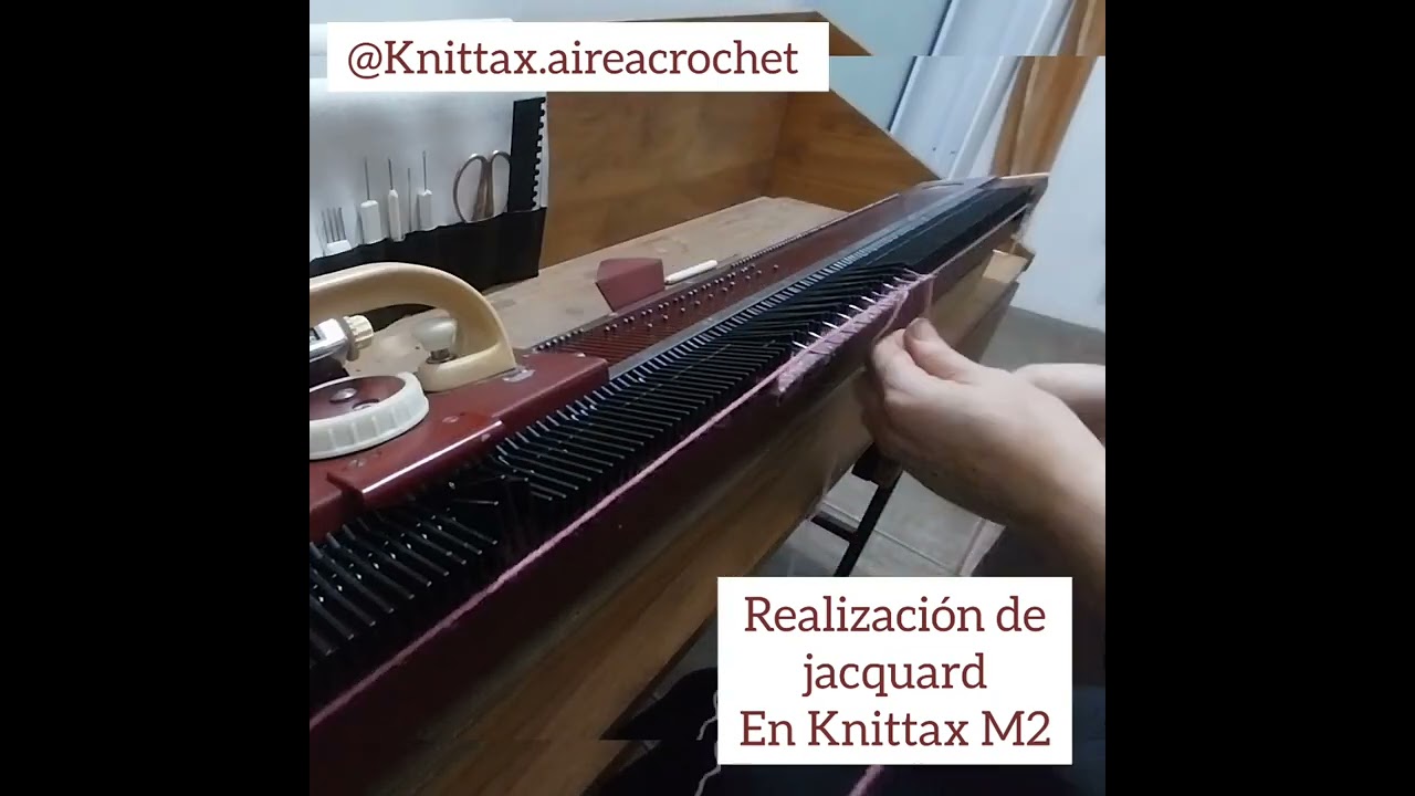 Knittax M2 ♡ Realizaci&oacute;n de jacquard !!!