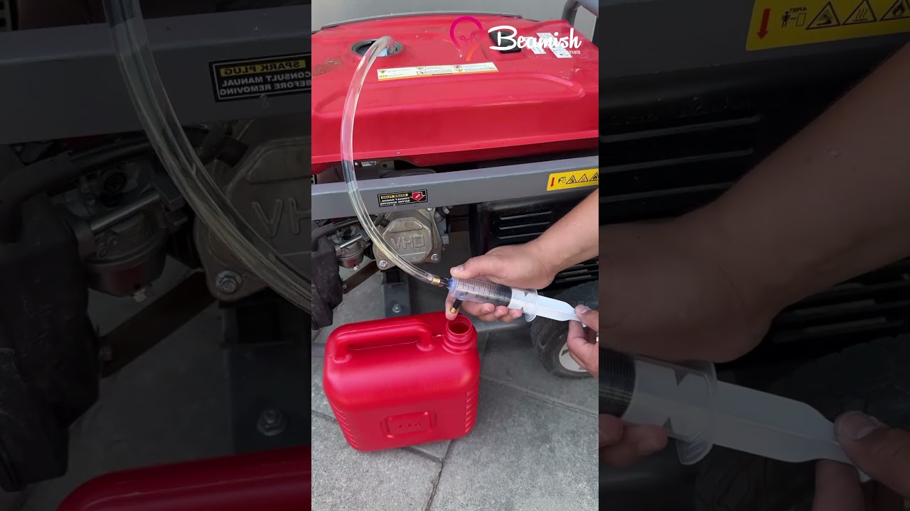Easy Fuel Siphon Method #simple #fuel #siphon #trick