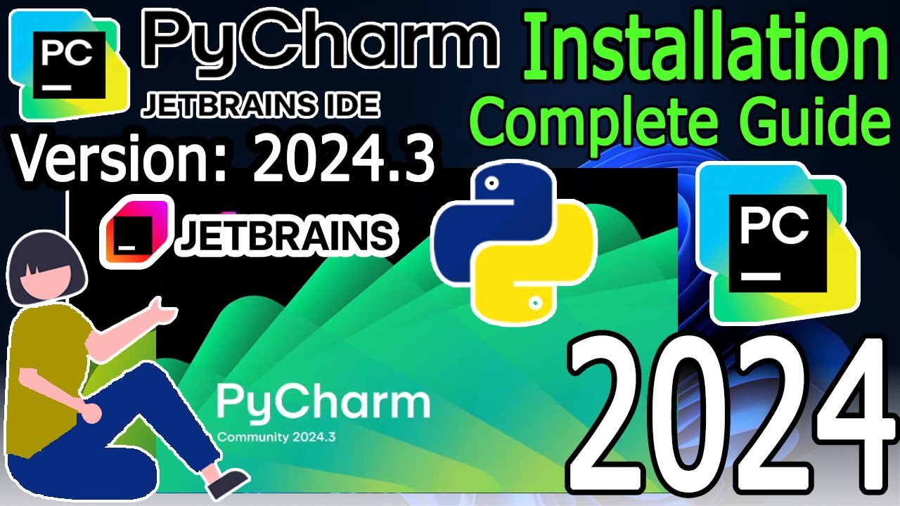 How to Install PyCharm IDE 2024.3 on Windows 10/11 [ 2024 Update ] | PyCharm for Python Developers