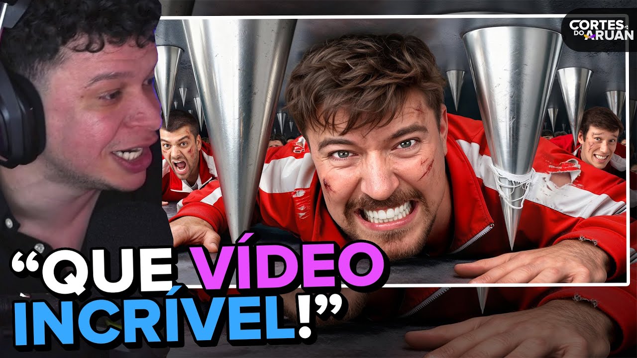100 PESSOAS CONTRA AS MAIORES ARMADILHAS DO MUNDO! DESAFIO DO MRBEAST! - Cortes do Aruan