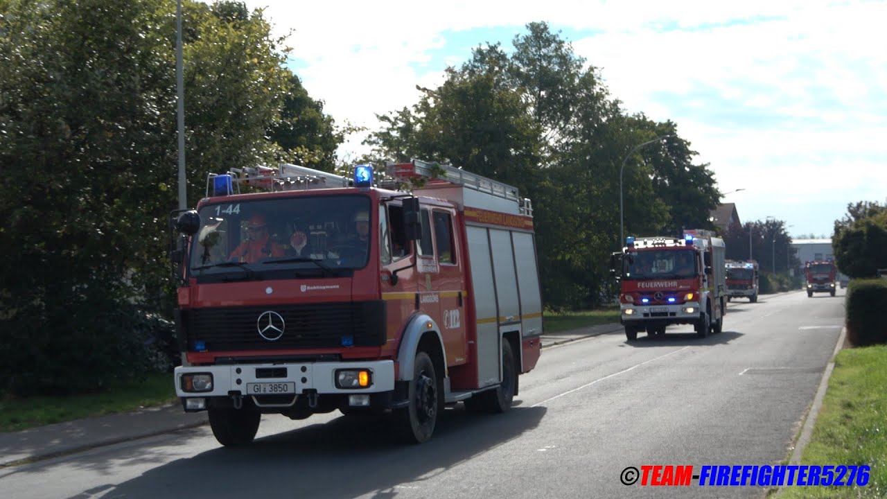 [Feuer in Gewerbebetrieb] Großeinsatz der Jugendfeuerwehren Langgöns beim Berufsfeuerwehrtag