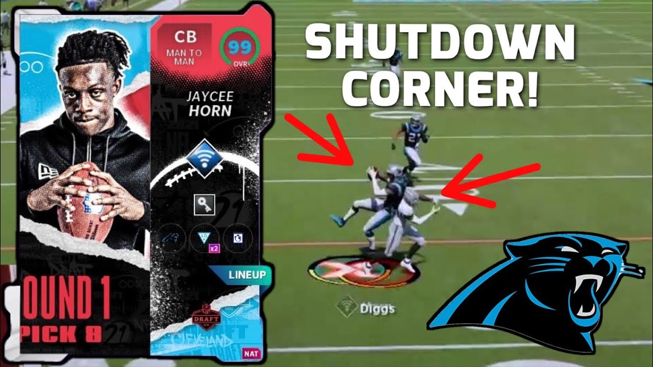 99 Nfl Draft Jaycee Horn is a BALLHAWK on the Panthers Theme Team! | Madden 21 Ultimate Team