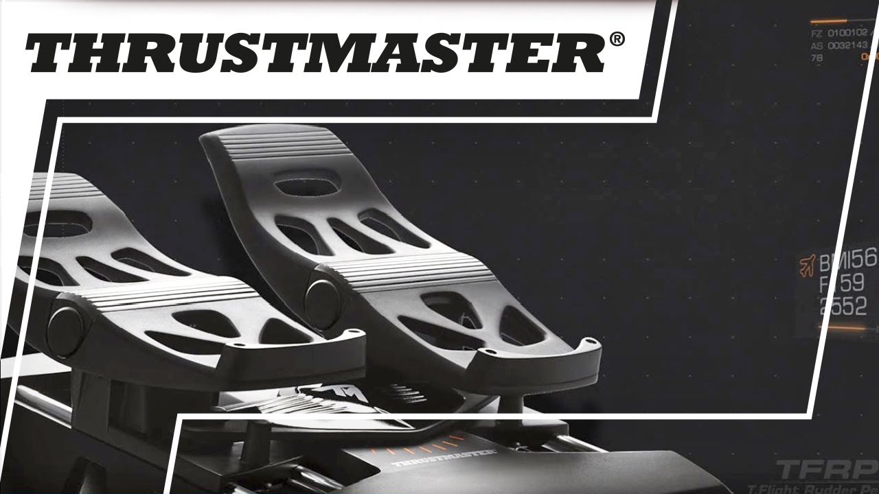 TFRP T.Flight Rudder Pedals for a customized flight experience | Thrustmaster