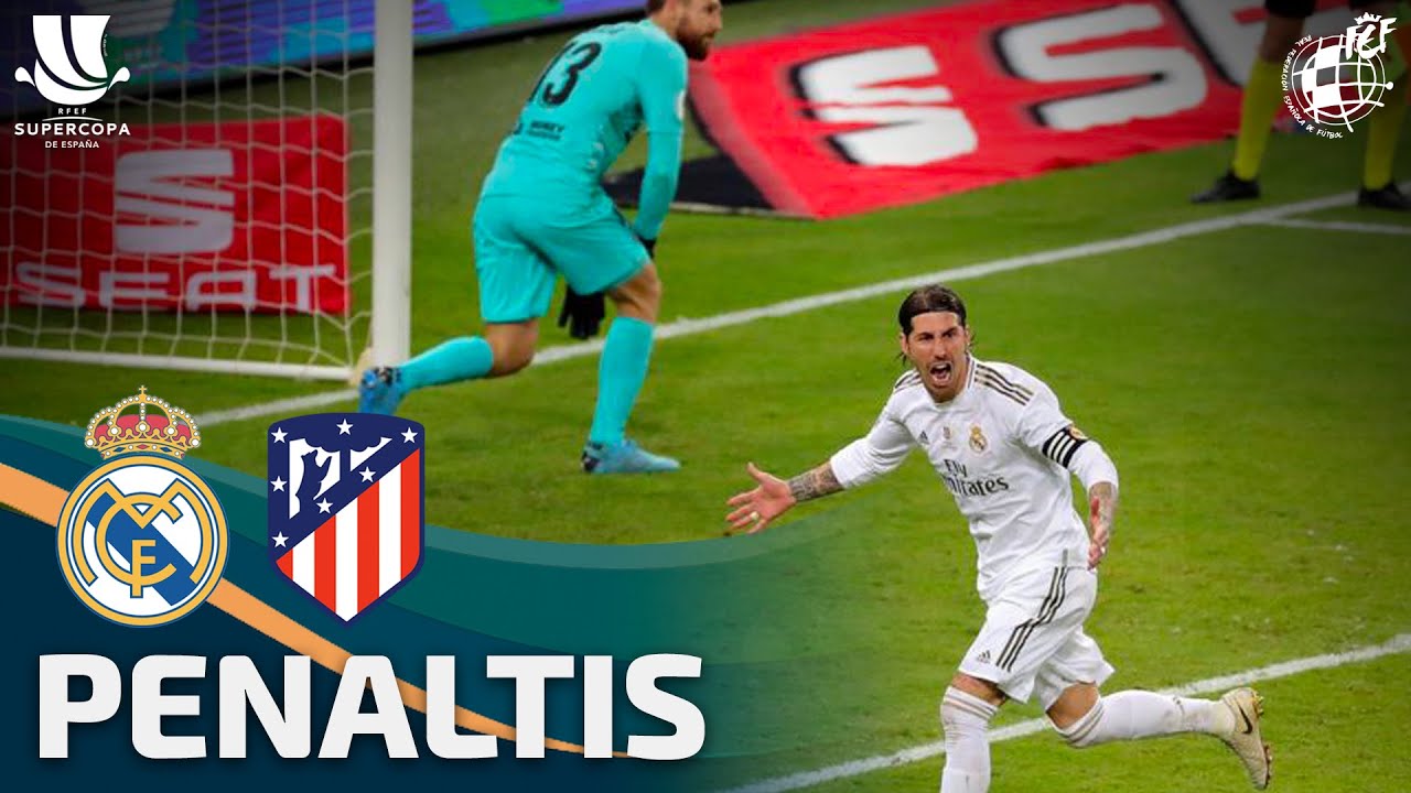 La tanda de penaltis &Iacute;NTEGRA que dio al Real Madrid la victoria en la Supercopa ante el Atleti