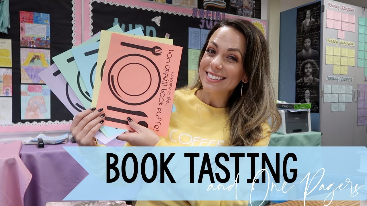 BOOK TASTING, ONE-PAGERS & READING UPDATE!