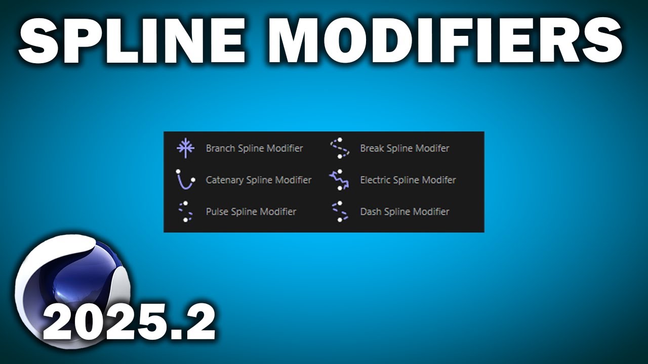 Cinema 4d 2025.2: Spline Modifiers