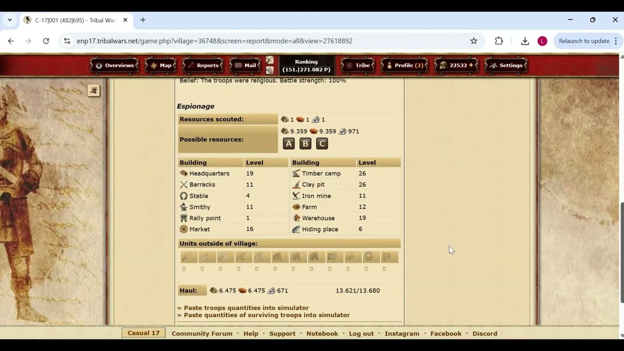 Tribal Wars Gameplay -  Fourth mint session announcment and initial conquering plan