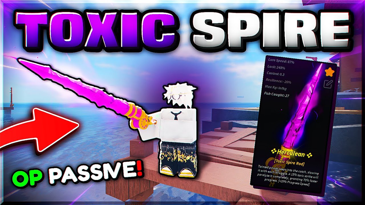 НОВЫЙ стержень TOXIC SPIRE сделает вас БОГАТЫМ! | Fisch