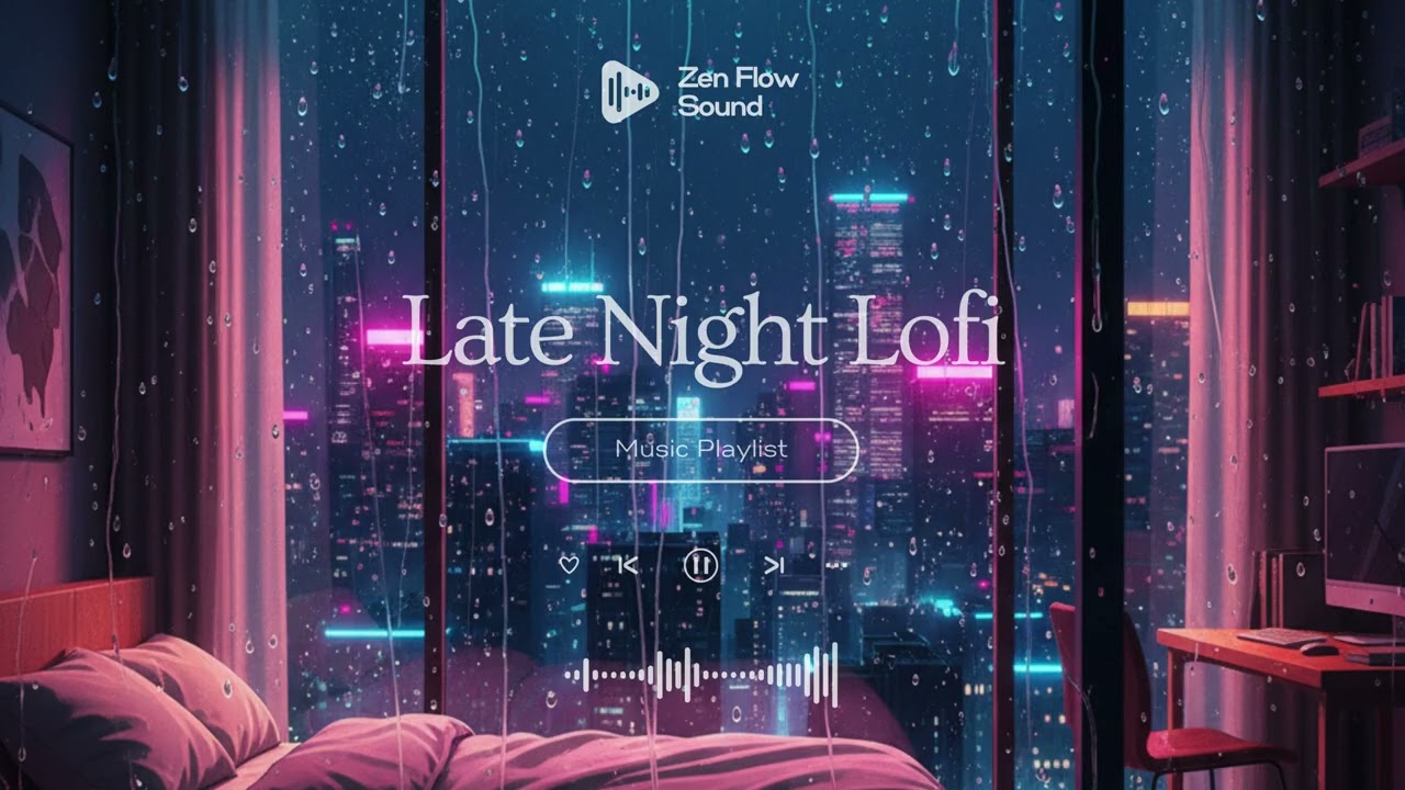 Rainy Night Lofi | Calm, Focus & Sleep