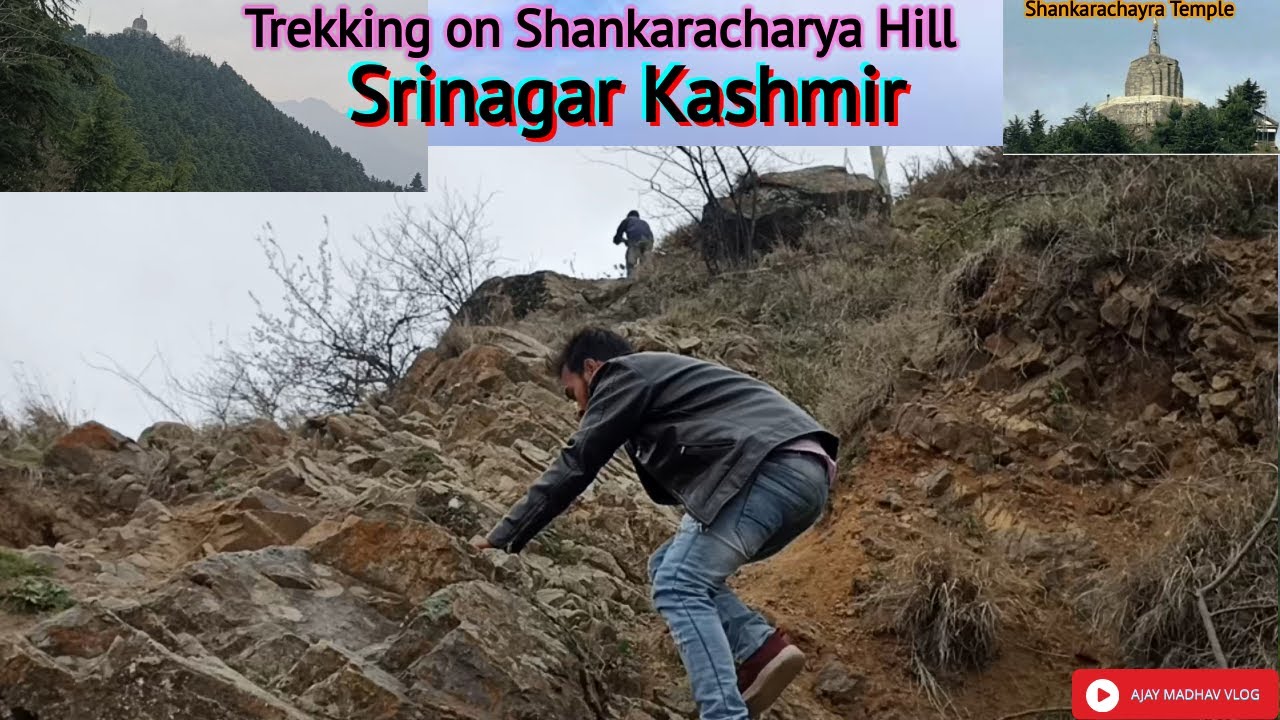 Trekking on Shankaracharya Hill Srinagar Kashmir  | शंकराचार्य मंदिर, श्रीनगर | J&K