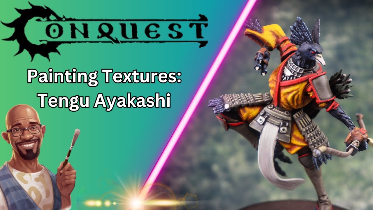 How to Paint Yellow Textured Surfaces with the Tengu Ayakashi by @Para Bellum Games