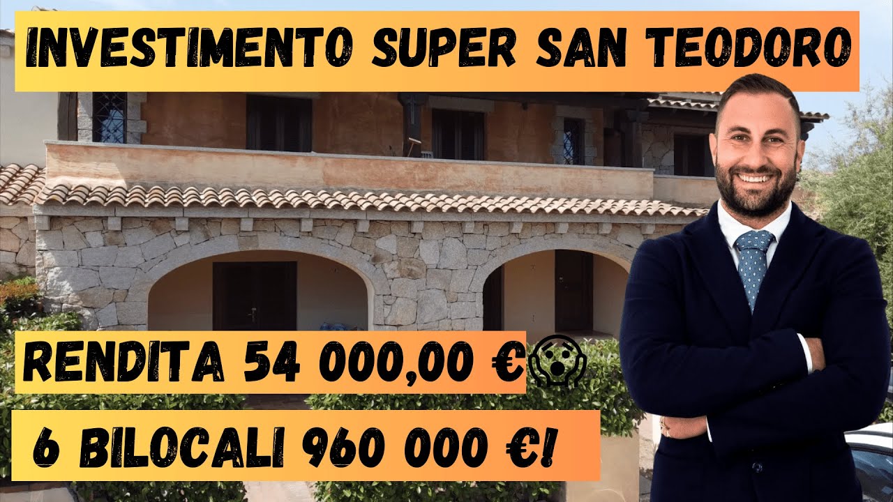 INVESTIMENTO a San Teodoro : Per il tuo INVESTIMENTO a San Teodoro REALE! 54 000 € di RENDITA!