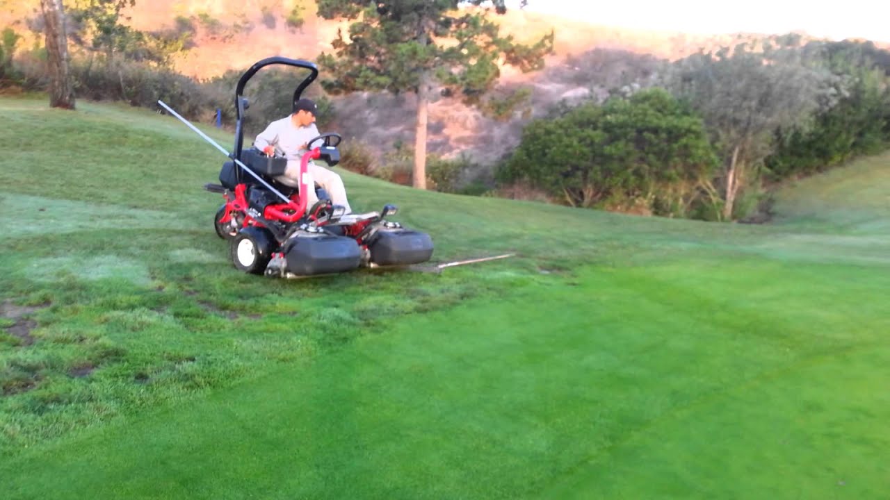 ⛳MOWING GREENS  THE CROSSINGS AT CARLSBAD CA ⛳
