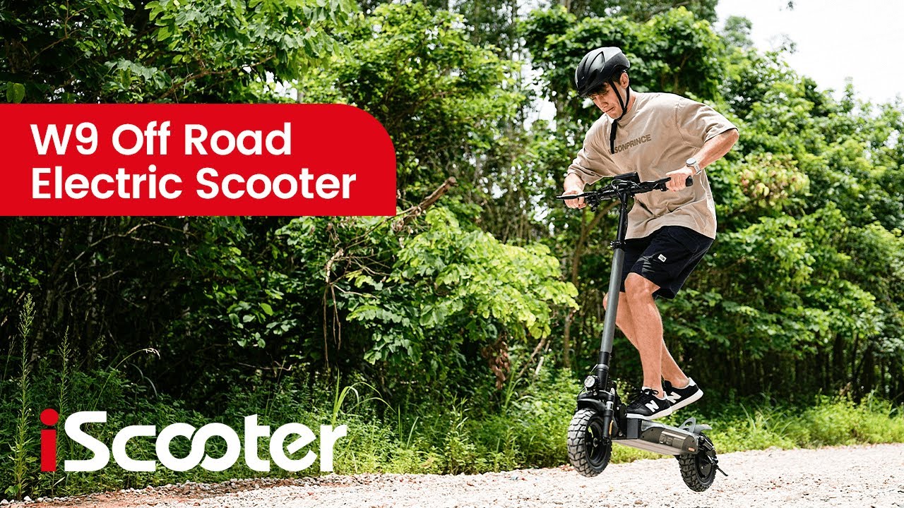 iScooter W9 Off Road Electric Scooter 丨 Thrilling Off-Road & Urban Commute with Robust Performance