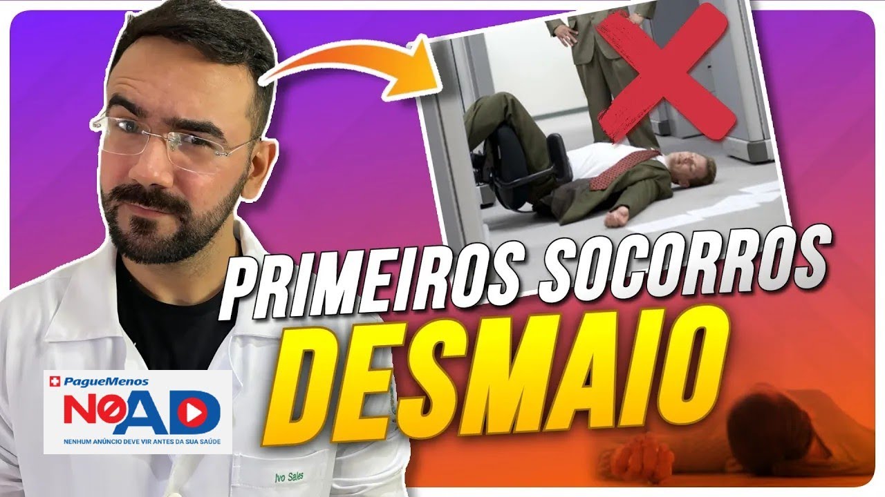 O QUE FAZER NO QUASE DESMAIO - PRIMEIROS SOCORROS (PRÉ-SINCOPE)
