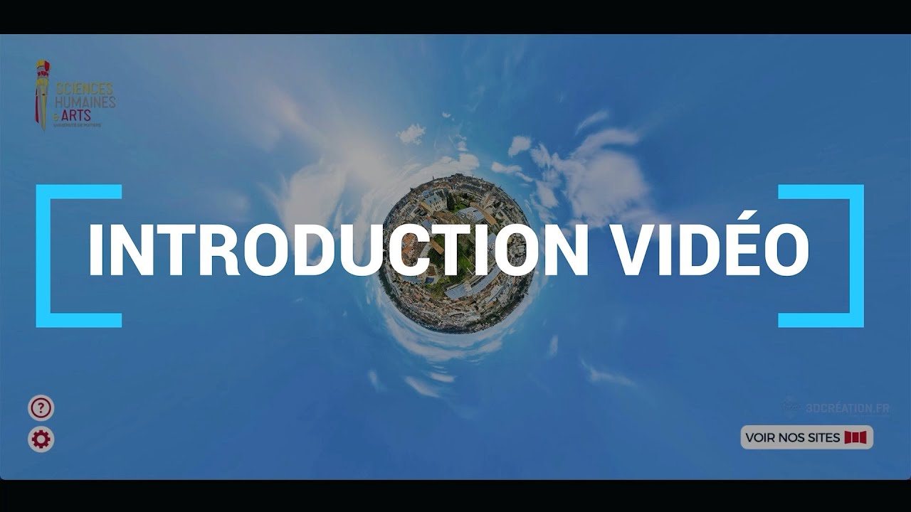 Introduction vid&eacute;o - Visite virtuelle interactive - 3DCREATION.FR