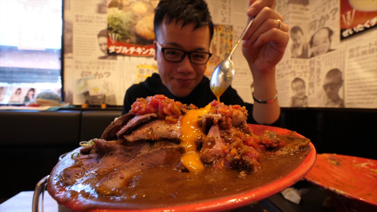 【大食い】総重量約6㎏ 贅沢チーズのキーマカレー&ローストビーフカレー【デカ盛り】