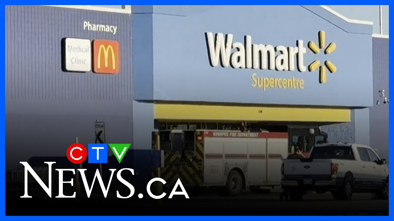 Walmart в Виннипеге закрыт после пожара