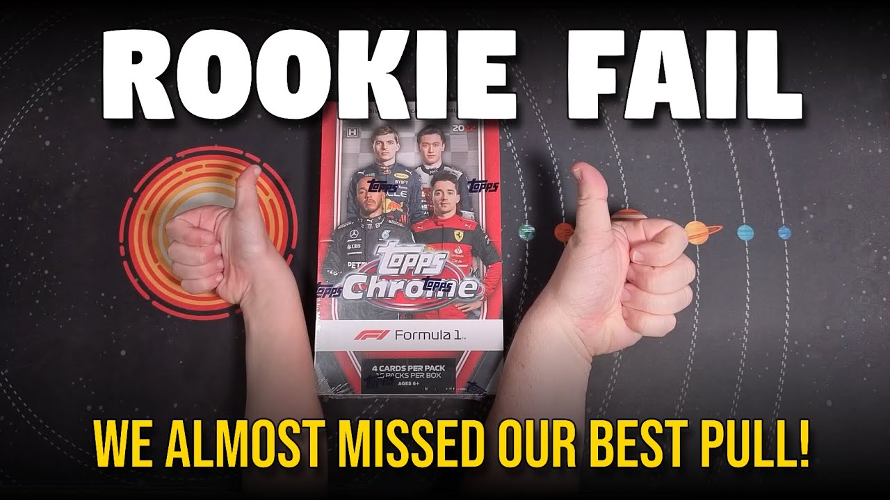 NEWB MISTAKES: Opening our first Topps F1 Chrome 2022 Hobby Lite box
