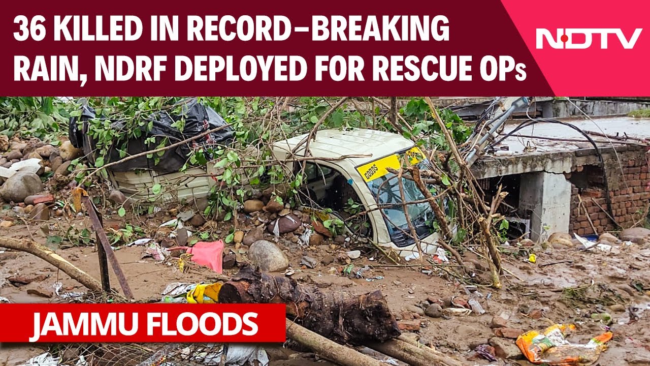 Jammu Floods News | 36 Killed In Record-Breaking Rain; NDRF Team Deployed For Rescue Op