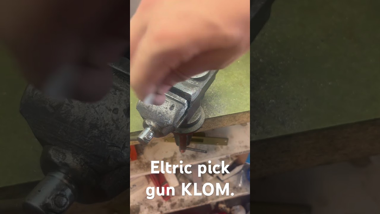 KLOM eltric pick gun demonstration.