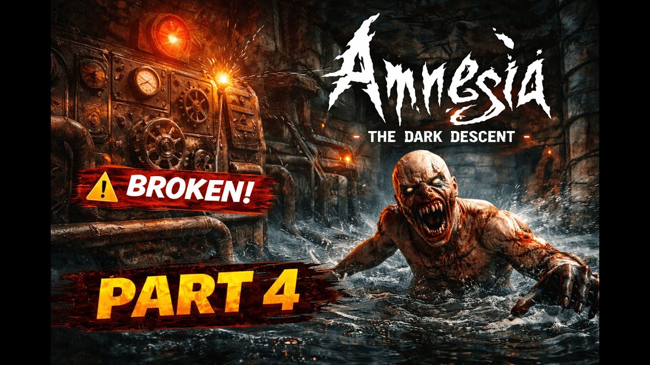 Became a mechanic for the game....🛠️🔧|Amnesia : the dark decent| #part4