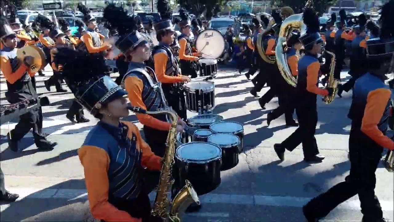Washington High School Husky Marching Band at the 2025 Santa Cruz Band Review