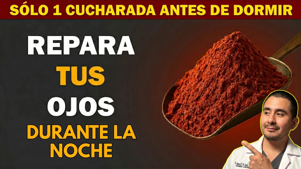 MAYORES de 60: Come ESTO antes de Dormir para CURAR la Ceguera (La #2 es Clave)