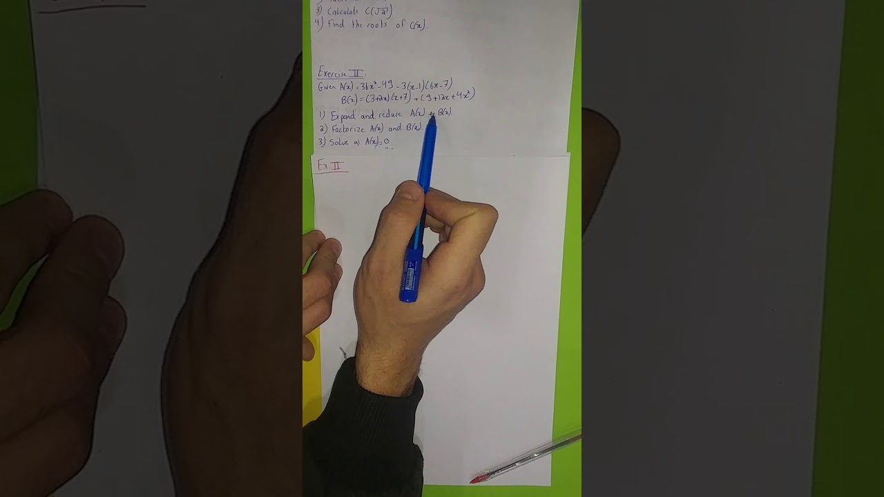 Typical application Algebraic expressions G.9