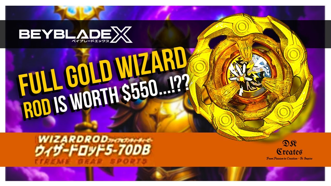 Lets UNSEAL the rarest Gold Wizard Rod together:D | FULL GOLD WIZARD ROD SET