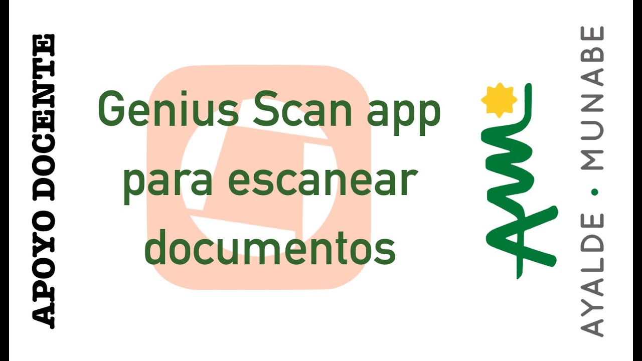 Escaneado de documentos con el iPad (Genius scan)
