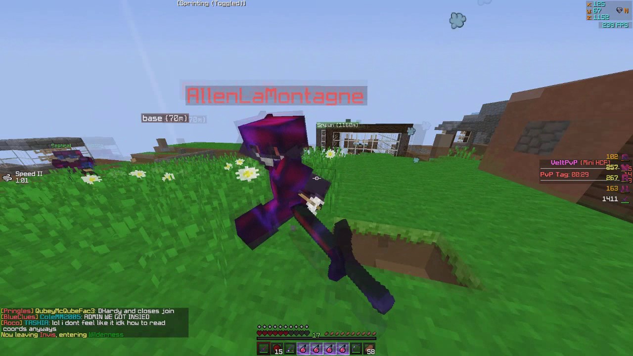 VeltPvP Mini - GUY TRIES TO HIDE FULL INVIS IN PET ROOM
