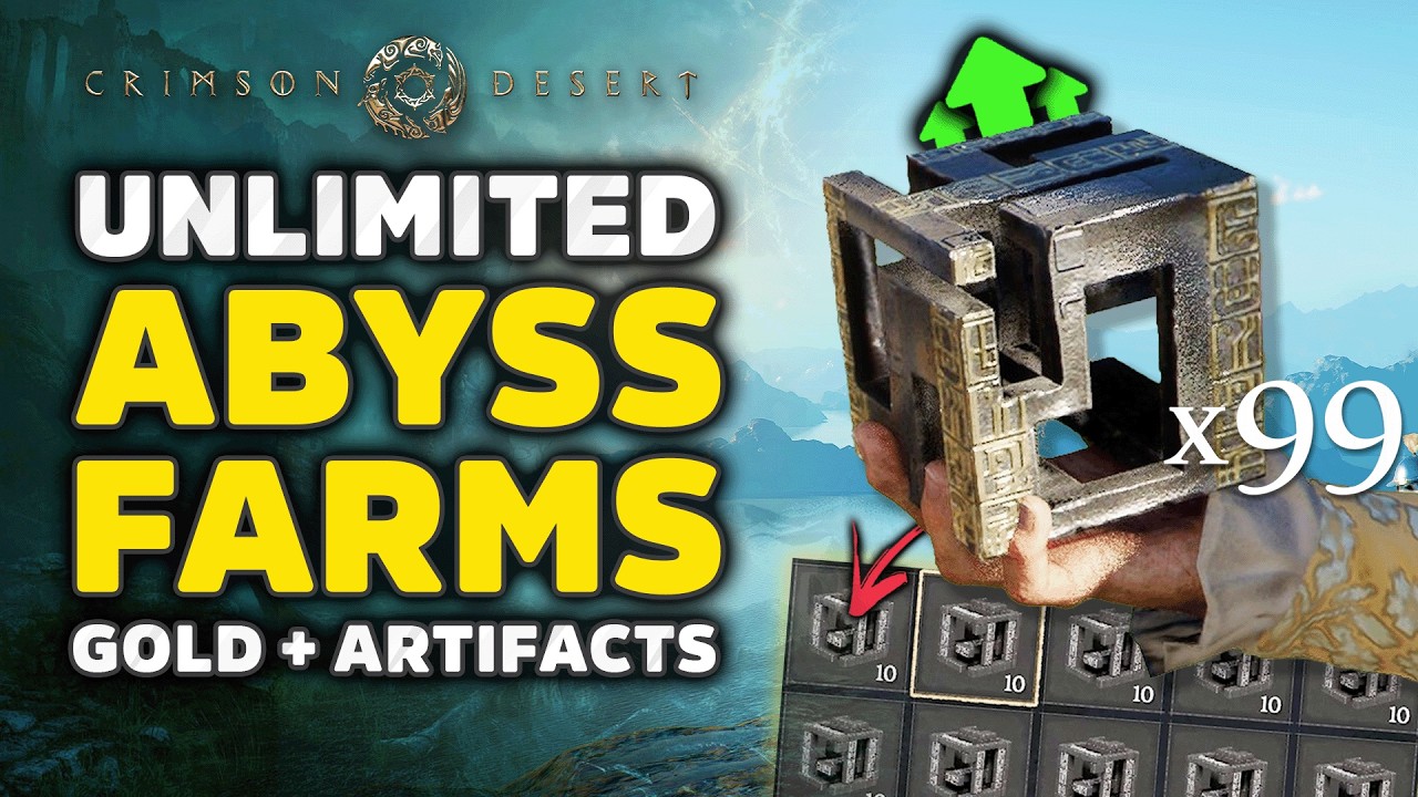 Crimson Desert Abyss Artifact Farms UNLIMITED Skill Point & XP Guide